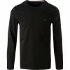 Tommy Hilfiger Longsleeve MW0MW09096/BDS Bio Baumwolle, Schwarz