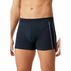 Schiesser Shorts 176805/803 Trunk, Comfort Fit, Baumwoll-Stretch, Dunkelblau