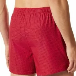 Schiesser Boxershorts 2er Pack 176830/908 Baumwolle, Dunkelblau-rot gemustert, Dunkelblau-rot -Wäsche Verkaufsshop 384817 norm2
