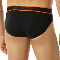 Schiesser Rio-Slip 3er Pack 176901/901 Slips, Baumwolle, Blau-weiß-orange -Wäsche Verkaufsshop 384828 norm2