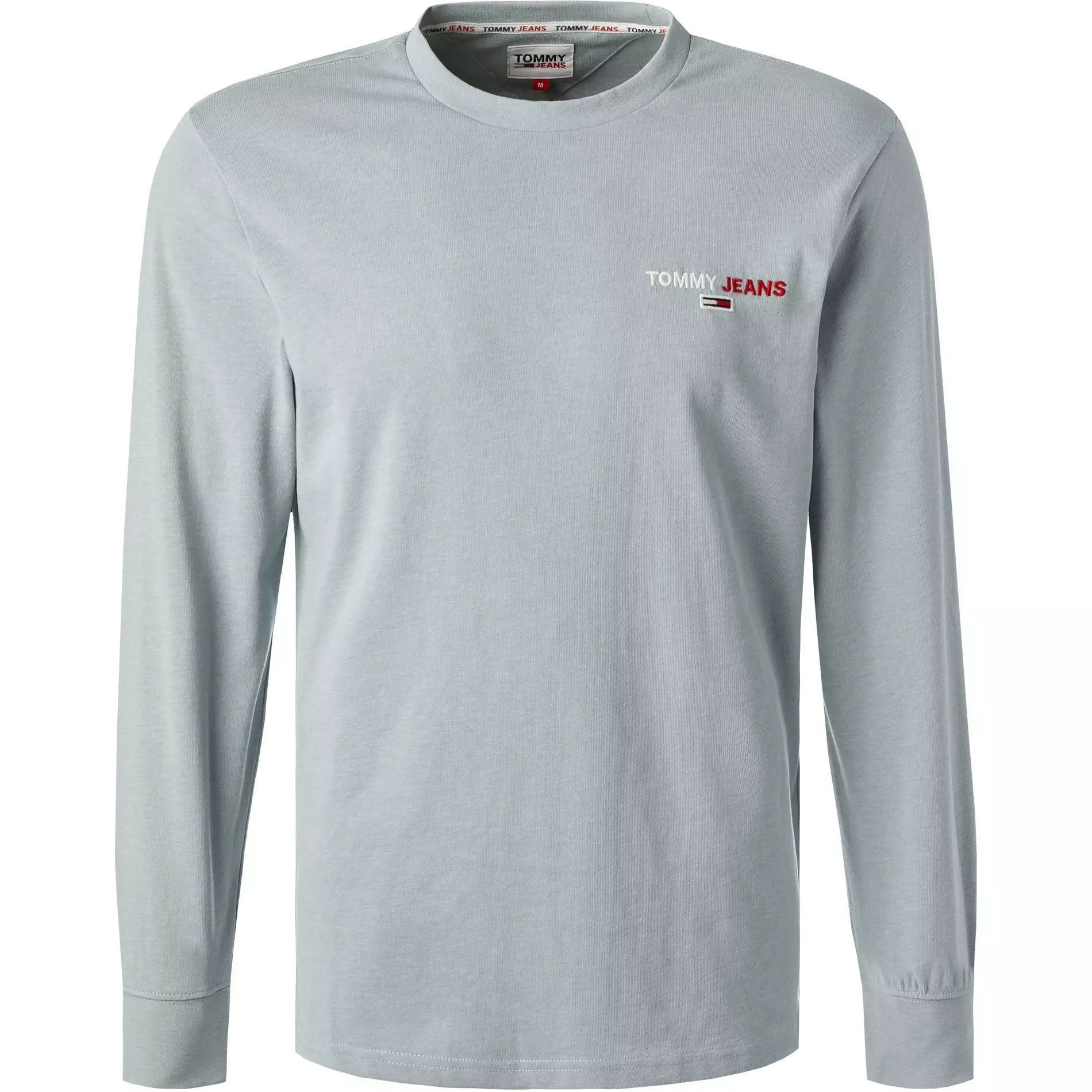 TOMMY JEANS Longsleeve DM0DM12279/C8G Baumwolle, Hellblau meliert, Hellblau 1 TOMMY JEANS Longsleeve DM0DM12279/C8G Baumwolle, Hellblau meliert, Hellblau