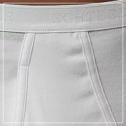 Schiesser Feinripp Slip weiß 005129/100 Trunk, Baumwolle