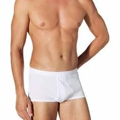 Schiesser Feinripp Slip weiß 005129/100 Trunk, Baumwolle -Wäsche Verkaufsshop 69535 norm