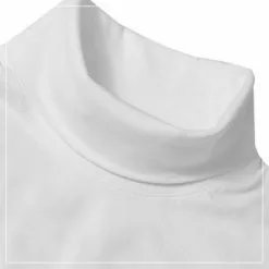 RAGMAN Rolli 40170/006 Longsleeeve Rollkragen, Pima Baumwolle, Weiß