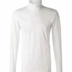 RAGMAN Rolli 40170/006 Longsleeeve Rollkragen, Pima Baumwolle, Weiß -Wäsche Verkaufsshop 82091 norm