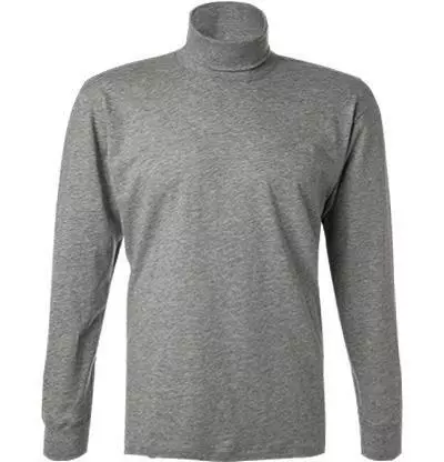 RAGMAN Rolli 40170/012 Rollkragenshirt, Baumwolle, Hellgrau meliert, Silber 1 RAGMAN Rolli 40170/012 Rollkragenshirt, Baumwolle, Hellgrau meliert, Silber