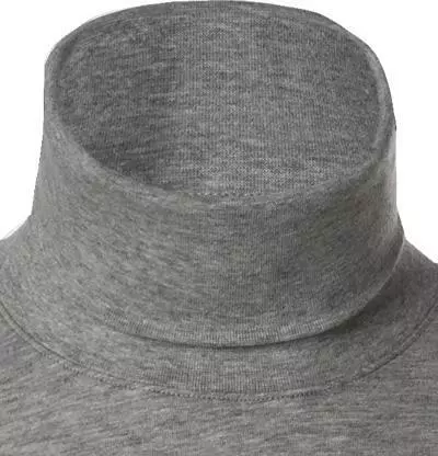 RAGMAN Rolli 40170/012 Rollkragenshirt, Baumwolle, Hellgrau meliert, Silber 2 RAGMAN Rolli 40170/012 Rollkragenshirt, Baumwolle, Hellgrau meliert, Silber – Bild 2