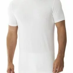 Zimmerli Pureness 700 Shirt SS 700/1341/01 T-Shirt, Micromodal OEKO-TEX, Weiß, White