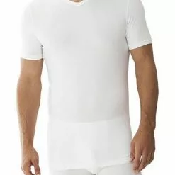 Zimmerli Pureness 700 Shirt VN SS 700/1346/01 T-Shirt, Icromodal OEKO-TEX, Weiß, White